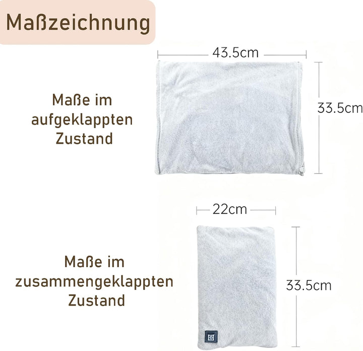 Handwärmer Elektrisch, Beheizbare Handschuhe mit 10000mAh Akku, Taschenwärmer wiederverwendbar 3 Hei