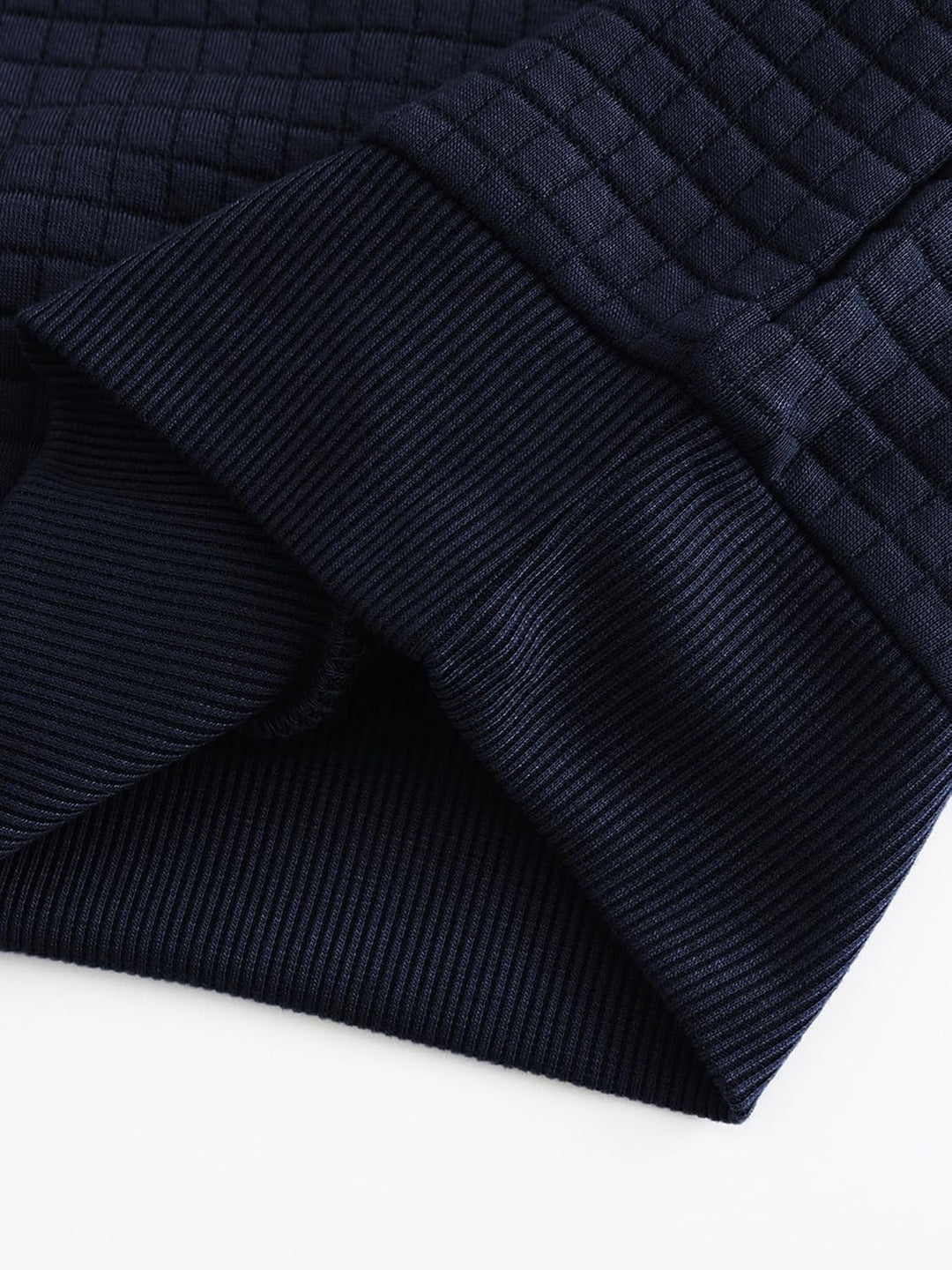 YuKaiChen Herren Kapuzenpullover Casual Langarm Karierten Kordelzug Jacquard Hooded Sweat mit Fleece