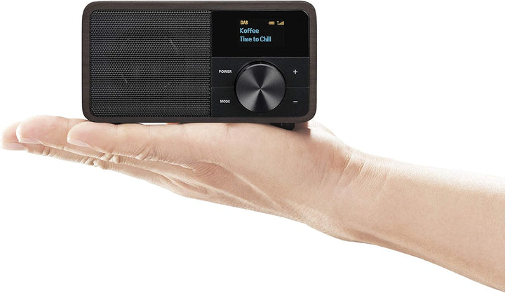Sangean DDR-7 Genuine DAB+ Radio - FM/UKW Radio - Bluetooth Streaming - OLED Display - Micro USB Ans