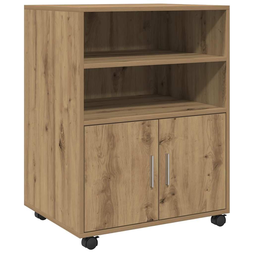 vidaXL Rollschrank, Büroschrank mit Stauraum, Aktenschrank für Wohnzimmer Büro, Bürocontainer Schran