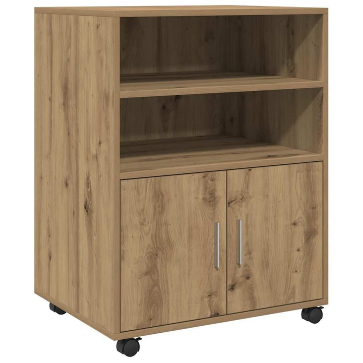 vidaXL Rollschrank, Büroschrank mit Stauraum, Aktenschrank für Wohnzimmer Büro, Bürocontainer Schran