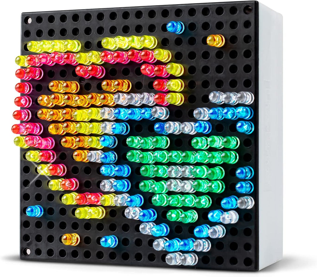 Basic Fun 02322 Lite Brite Mini-X Connect, beleuchtetes Zeichenbrett, Mini-LED-Zeichenbrett mit Farb