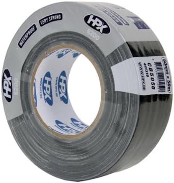 HPX - VDLHPX5050B2 0,05 x 50 m PROFI Reinigungstuch Tape – parent Schwarz 493292, Schwarz