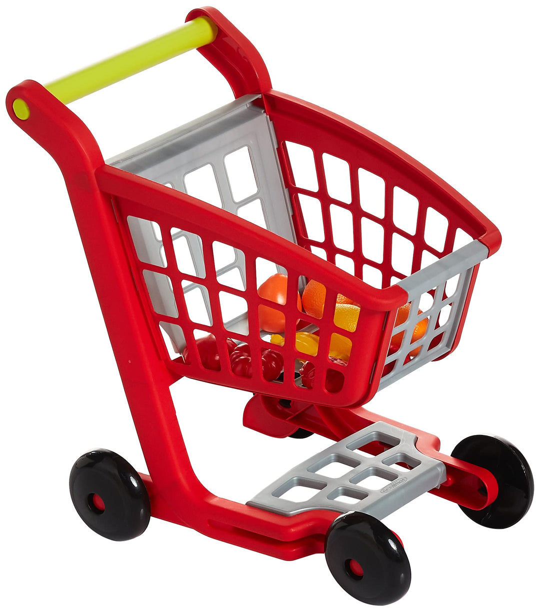 Ecoiffier – Einkaufswagen für Kinder – ideal für Kaufladen und Supermarkt, mit Spiellebensmittel, au