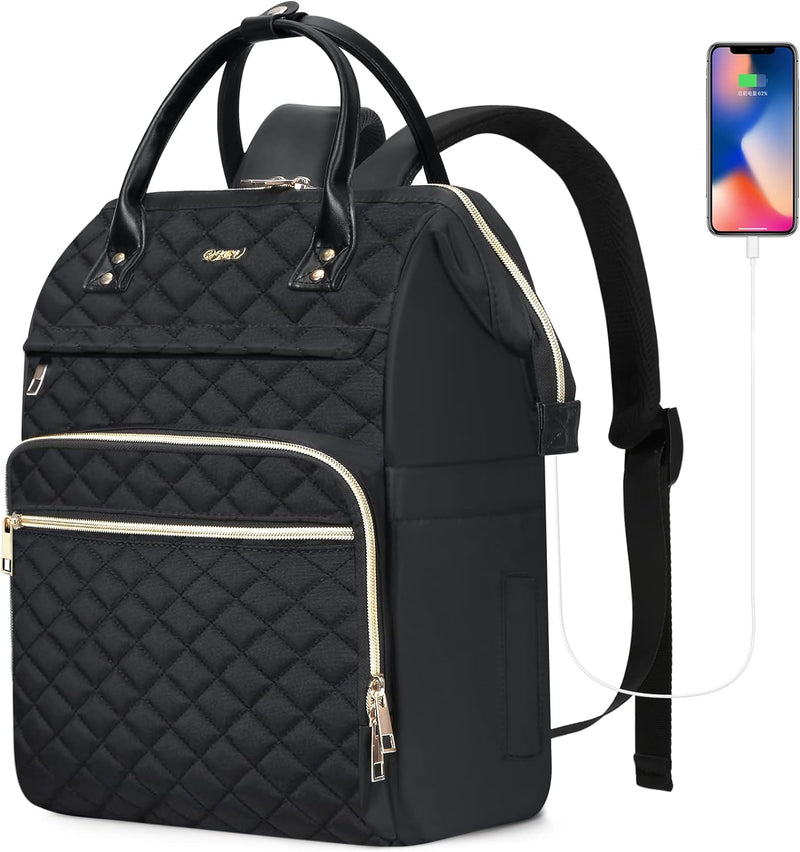 Rucksack Damen,Laptoptasche Frauen 15,6 Zoll Wasserdicht,Schultasche Schulrucksack Mädchen Teenager,