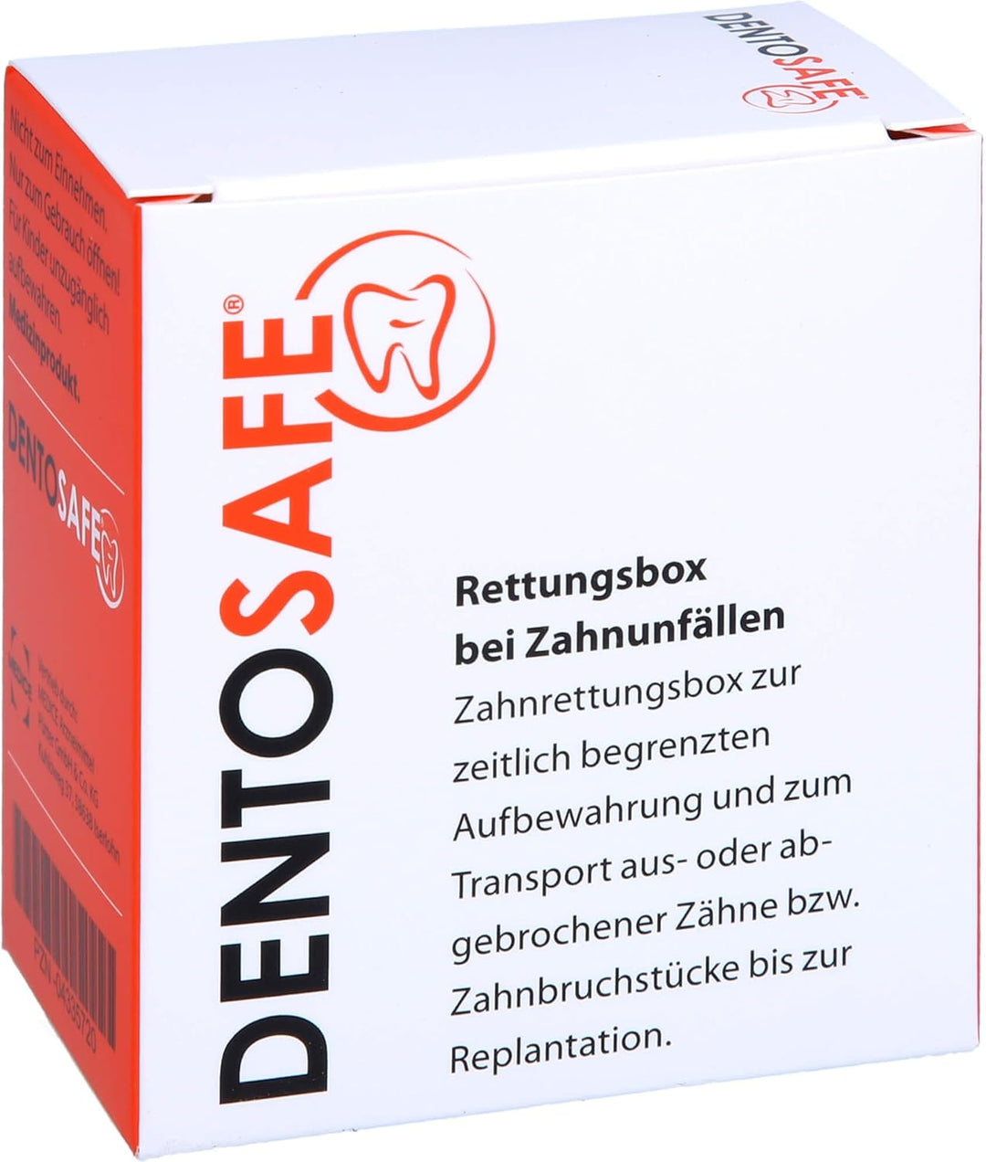 DENTOSAFE Zahnrettungsbox zur Aufbewahrung des Zahnes oder von Zahnbruchstücken - Zahn retten statt