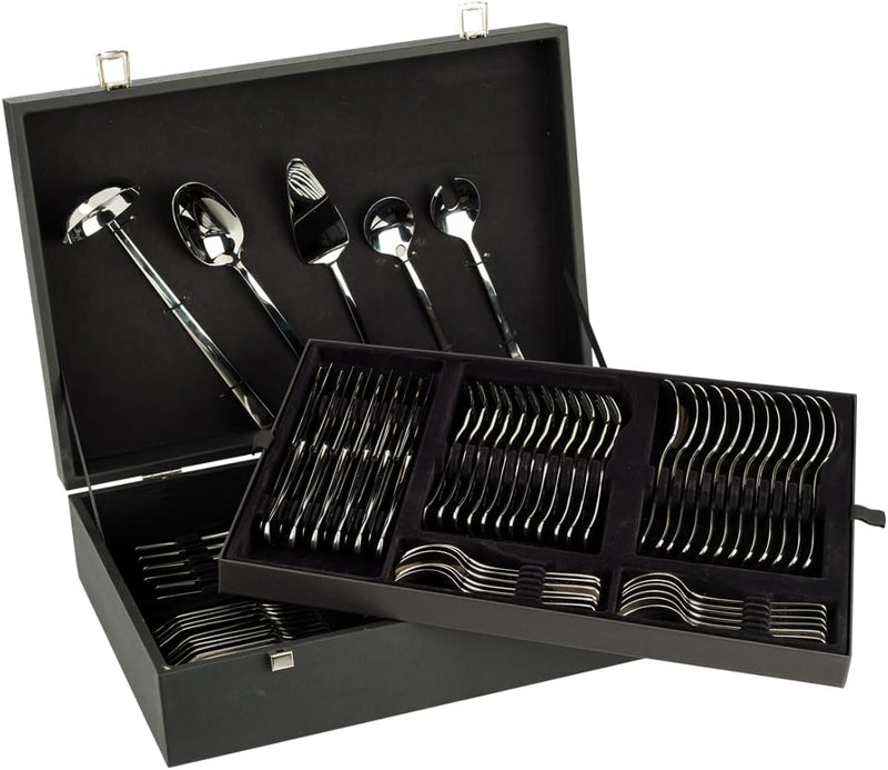 Arcos 587200 Serie Capri - Geschenkbox Besteck-Set 113 Stück (Komplett-Set) - Monoblock aus einem St