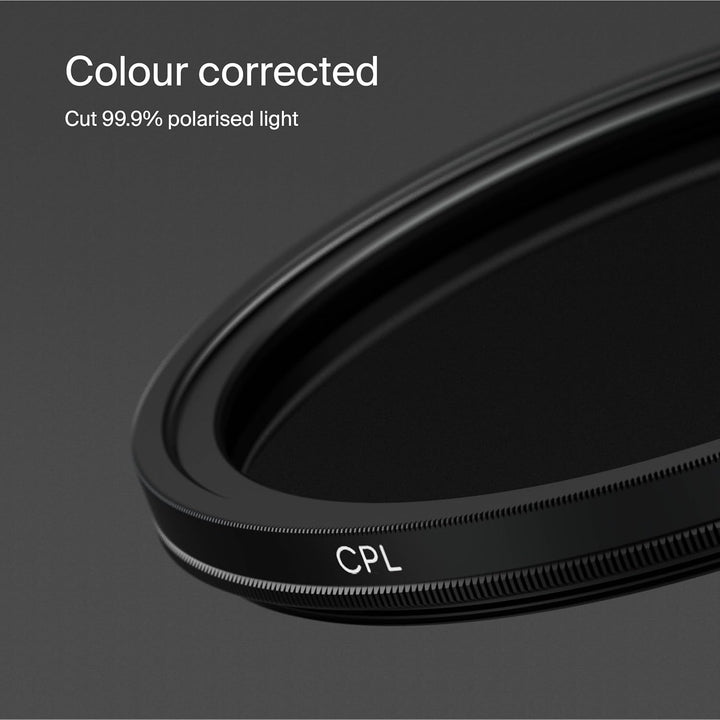Urth 82 mm Polfilter (Polarisationsfilter) CPL Filter (Plus+) 82 mm Zum Einschrauben, 82 mm Zum Eins