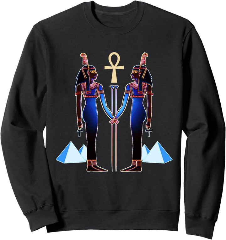 Alte ägyptische kemetische Göttin Maat Ma'at Sweatshirt