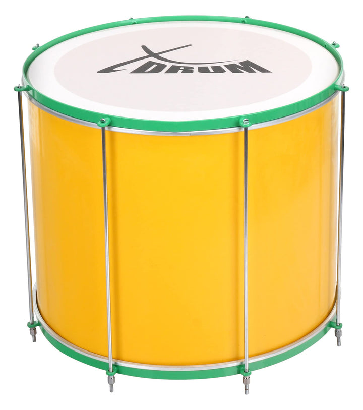 XDrum SSD-2016 Surdo Samba Trommel - brasilianische Basstrommel - Kessel aus Aluminium - 8 Stimmschr