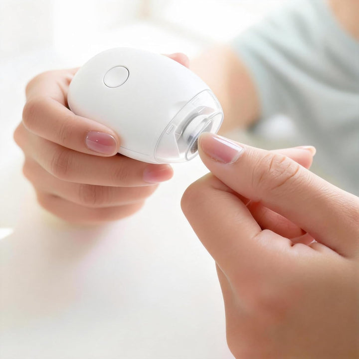 2 Stück Universeller Elektrischer Nagelknipser & Nagelfeile, Automatische Wiederaufladbare Nagelpfle