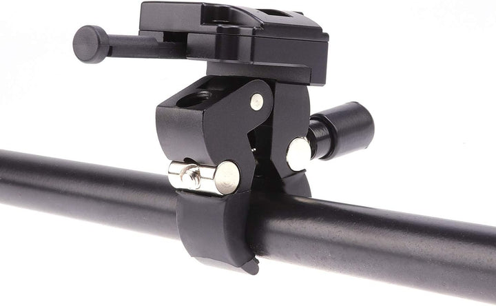 Fotga V-Mount Batterieadapter mit Super Clamp Crab Zangenclip zur Montage an Stativrohr-Stativstange