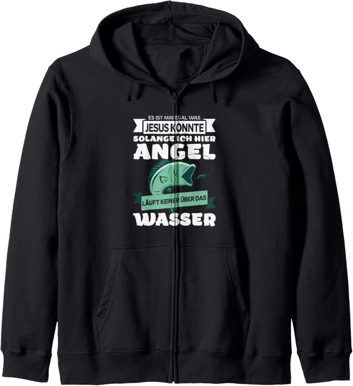 Es ist mir egal was Jesus konnte solange ich hier angel Kapuzenjacke