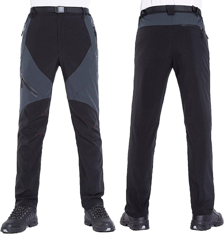 Herren Outdoor Wanderhose Leichte Winddichte Atmungsaktive Wanderhose für Frühling Sommer Herbst XL