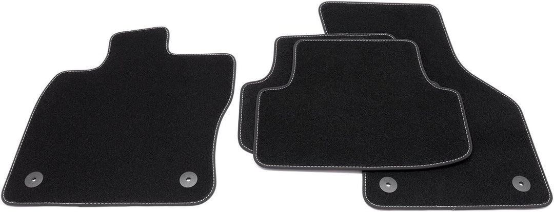 tuning-art V215-FBA Fussmatten Exclusive für Seat Leon 3 5F Audi A3 8V Golf 7 Golf 8 Audi A3 8Y 2012