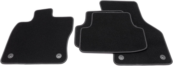 tuning-art V215-FBA Fussmatten Exclusive für Seat Leon 3 5F Audi A3 8V Golf 7 Golf 8 Audi A3 8Y 2012