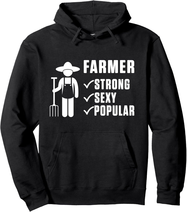 Bauer Landwirt Stark Sexy Beliebt Landwirtschaft Geschenk Pullover Hoodie