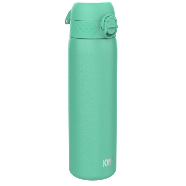 Ion8 Stahl-Trinkflasche, 600 ml, Auslaufsicher, Einhandöffnung, Sichere Verriegelung, Spülmaschinenf