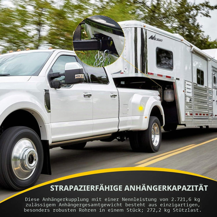 Nilight Anhängerkupplung und Abdeckungssatz, 5,1 cm (2 Zoll), für Dodge Ram 1500 & 2003-2013 Ram 250