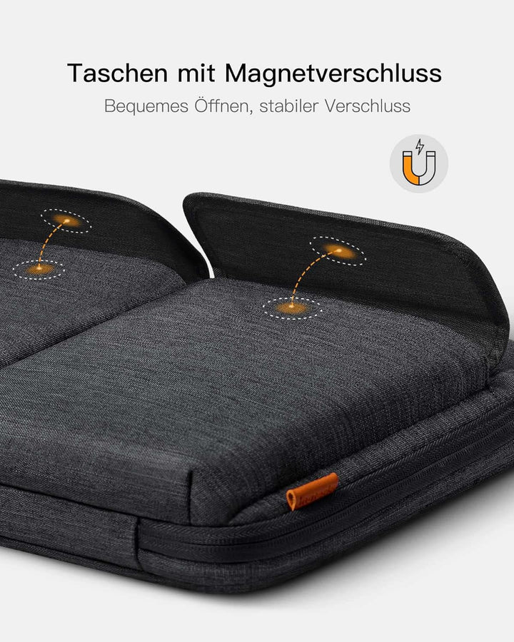 Inateck 360° Rundumschutz Laptoptasche Hülle Schultertasche Kompatibel mit 15 Zoll Dell Inspiron, Le