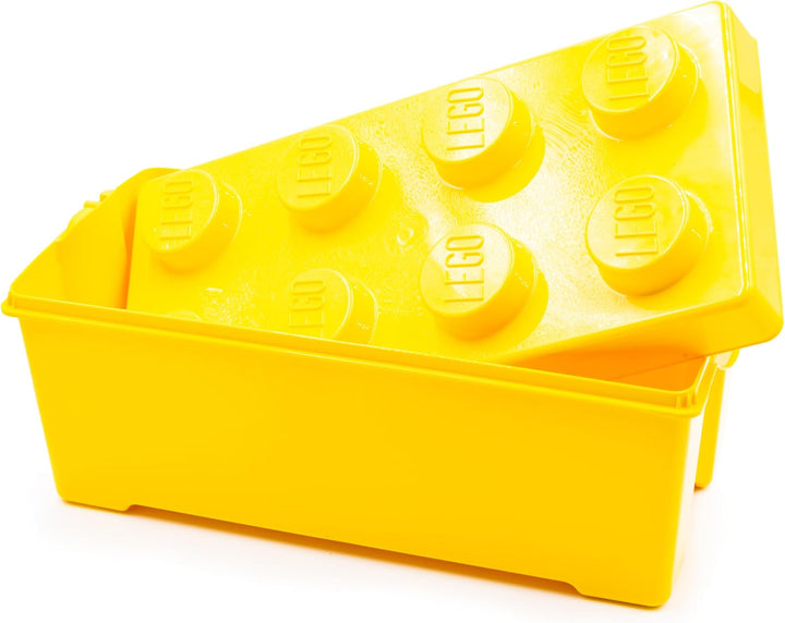 gelbe Aufbewahrungsbox mit Deckel, LEGO