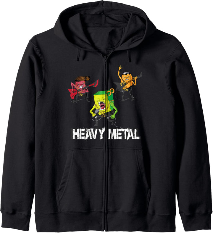 Schwermetall die rocken Heavy Metal in der Wissenschaft Nerd Kapuzenjacke