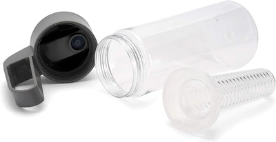Cucina Sana Karaffe mit Fruchteinsatz 2L – Wasserkaraffe mit Deckel und Einsatz, Infused Water Pitch