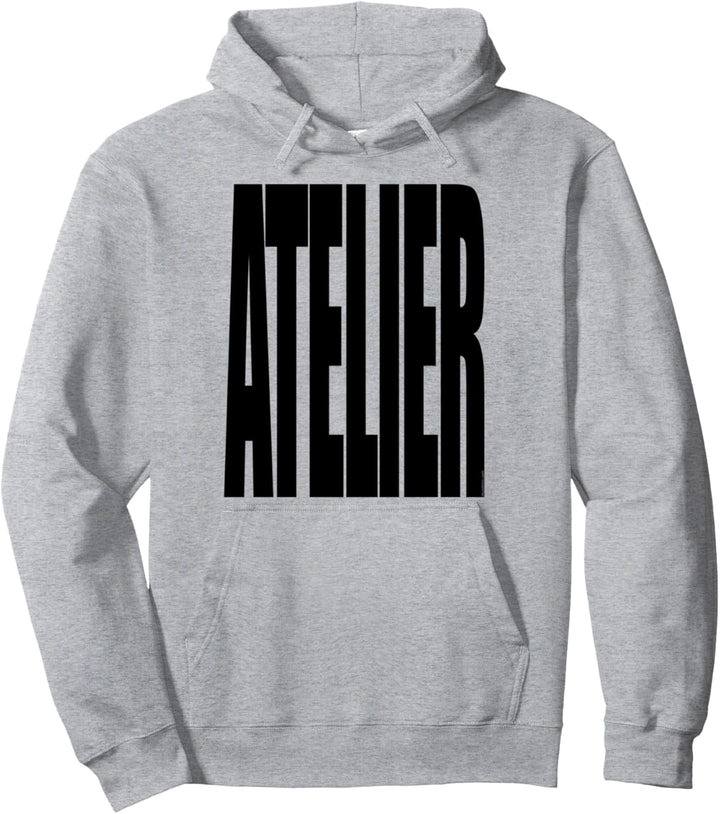 ATELIER black Pullover Hoodie