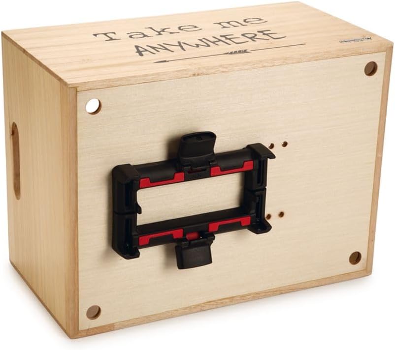 Beeztees K&Bz Fahrradkorb aus Holz, 45 x 33 x 45 cm, Schwarz, 200 g Braun L 33 x B 45 x H 45 cm, Bra