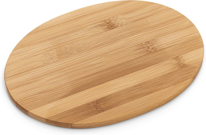 Zeller 25266 Brettchenst?nder, 7-teilig, oval, Bamboo, ca. 24 x 7 x 19,5 cm, 1 - Pack, Natur Single,