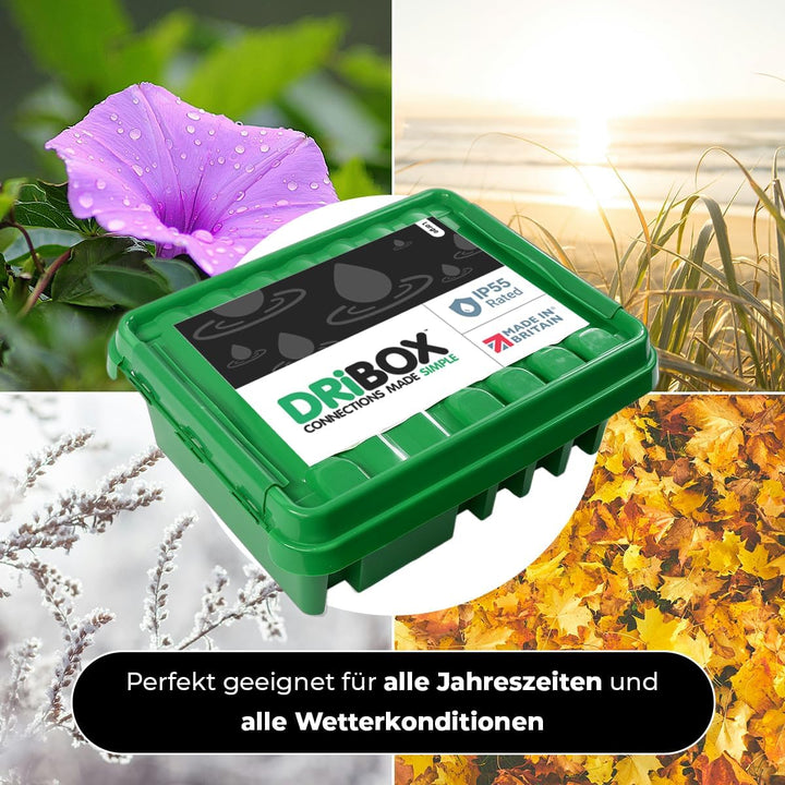 DRiBOX Gross IP55 Wetterfester Anschlusskasten für den Aussenbereich Stromkabelgehäuse für Weihnacht