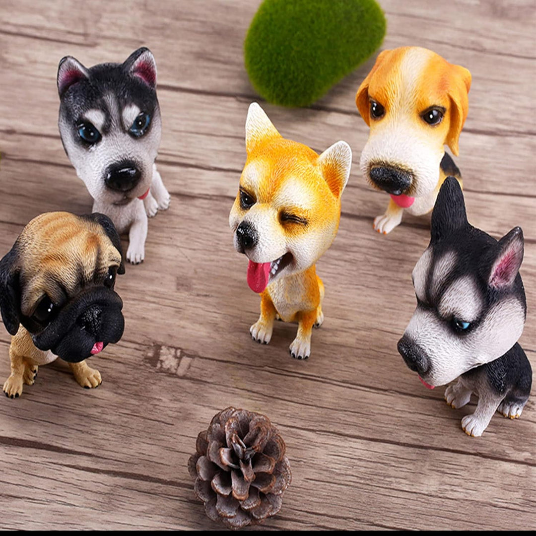 Auto Wackelkopf, Wackelkopf Hund, Wackelhund für Auto, Auto Wackelhund Puppe, Auto Dekoration Wackel