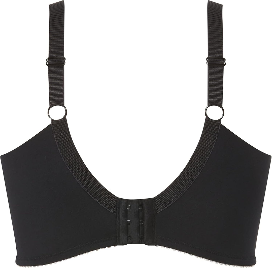 Ulla Popken Damen grosse Grössen Übergrössen Plus Size Bügel-BH, Softschalen, Zierkante 811724 105E