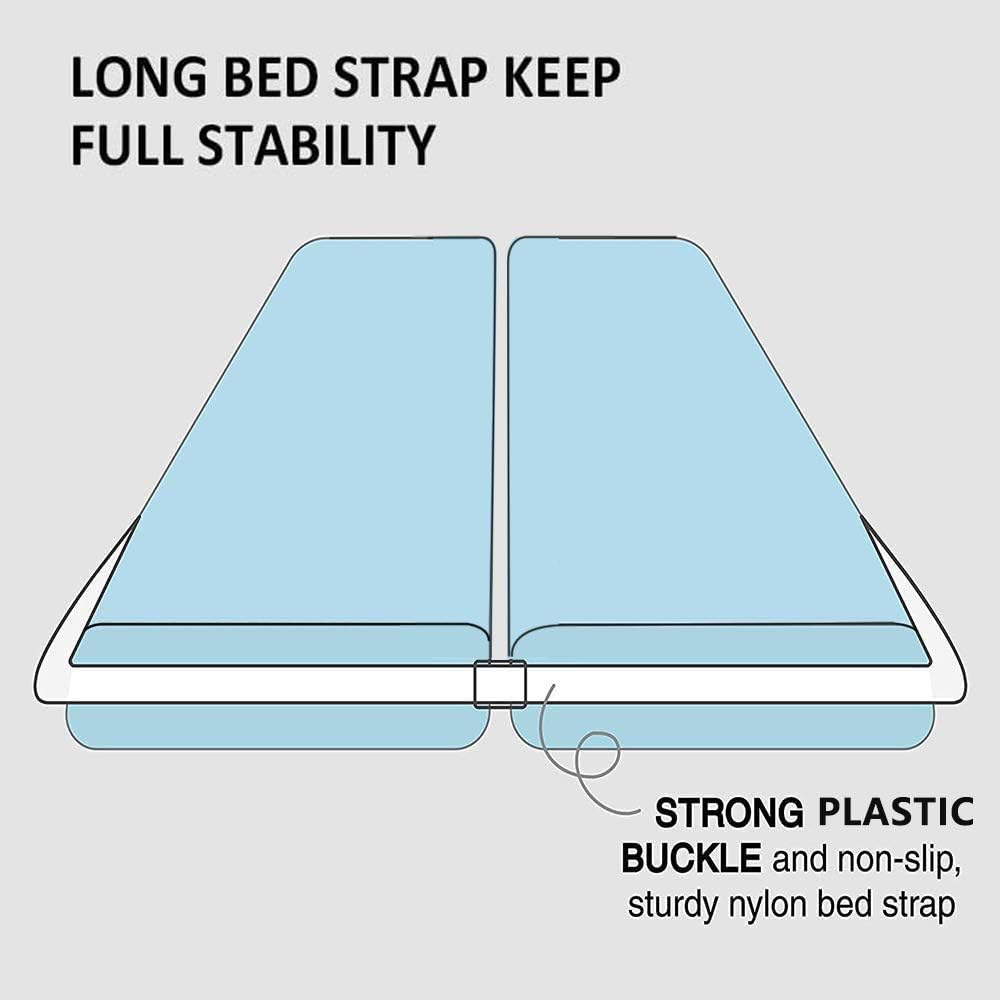 ImnBest Matratzenkeil | Matratzenhalter | Doppelbettbrücke | Bettbrücke | Verbindet Zwei Matratzen z