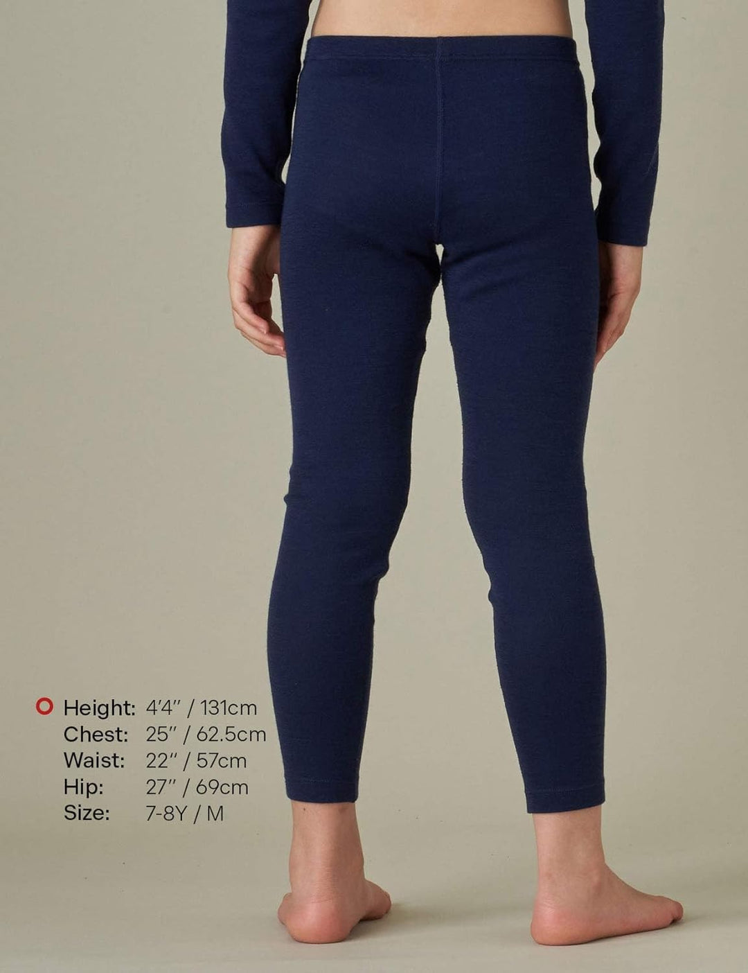 LAPASA Kinder 100% Merinowolle Thermounterhemd Unterhosen, Premium Merino Wolle Warme Thermounterwäs