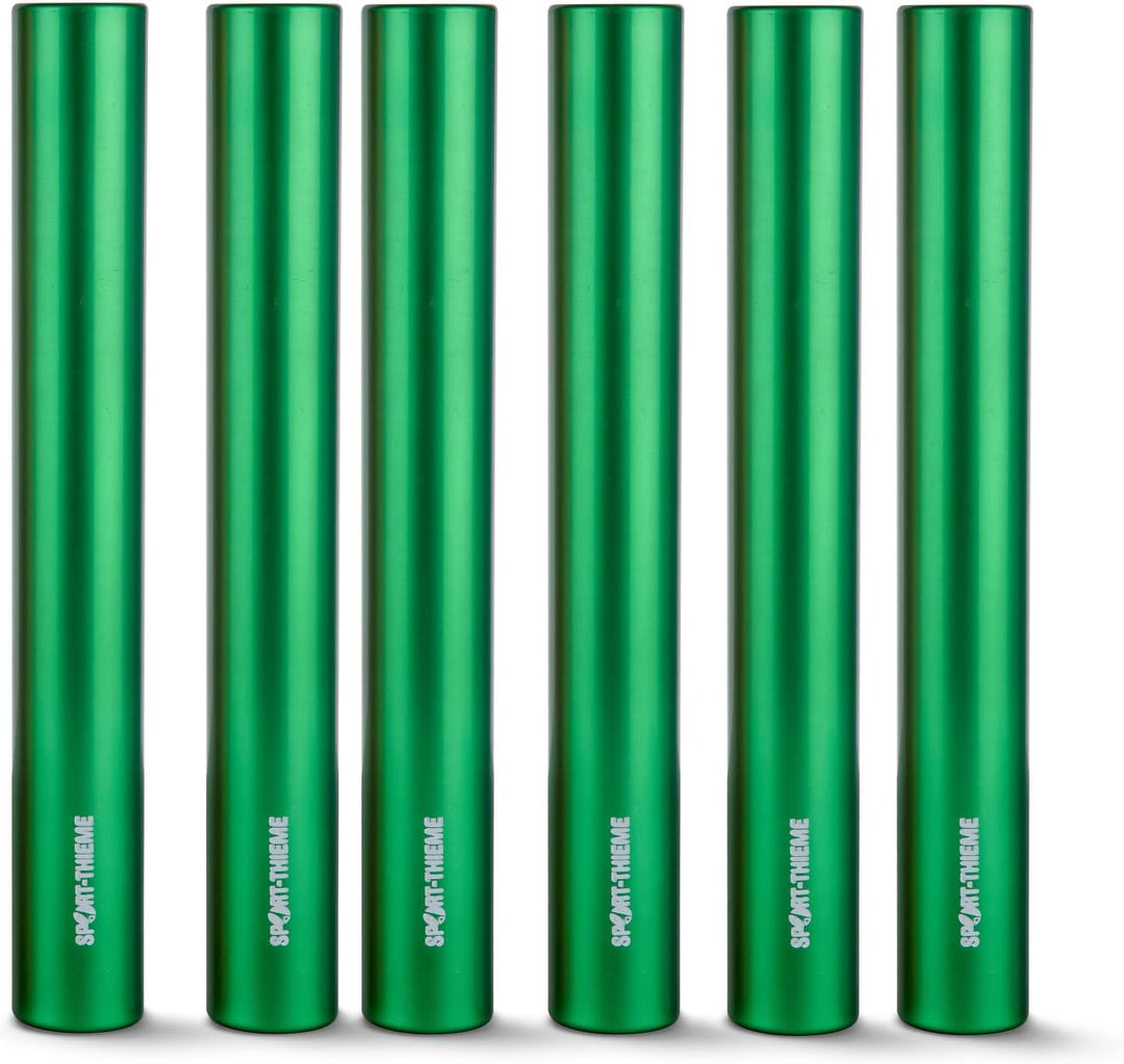 Sport-Thieme Staffelstäbe-Set Metall | ø 38 mm | 6 Stäbe + Aufbewahrungsbeutel Leichtmetall Stäbe