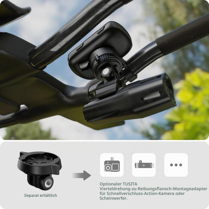 TUSITA Time TrialTri Lenker Halterung Kompatibel mit Garmin Edge GPS Fahrradcomputer