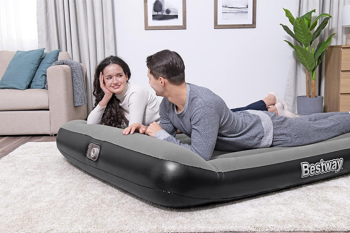 Bestway TriTech Luftbett Aerolux mit integrierter Elektropumpe Double XL/Lo 203 x 152 x 30 cm