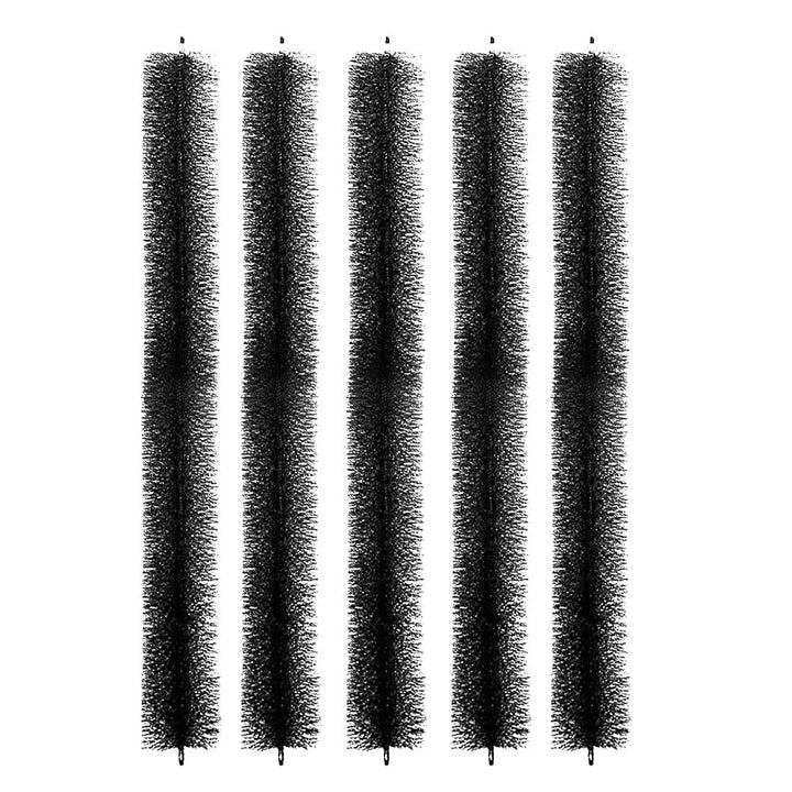 Dachrinnenschutzsystem, 600 x 100 mm, sichere Bürste in Dachrinne, Laubschutzstopper, Dachrinnenschu