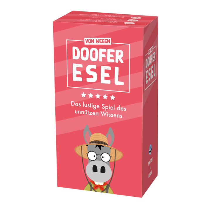 DOOFER Esel - Gesellschaftsspiel - Designed in Deutschland - Spiel der Kreativität, des Bluffs und H