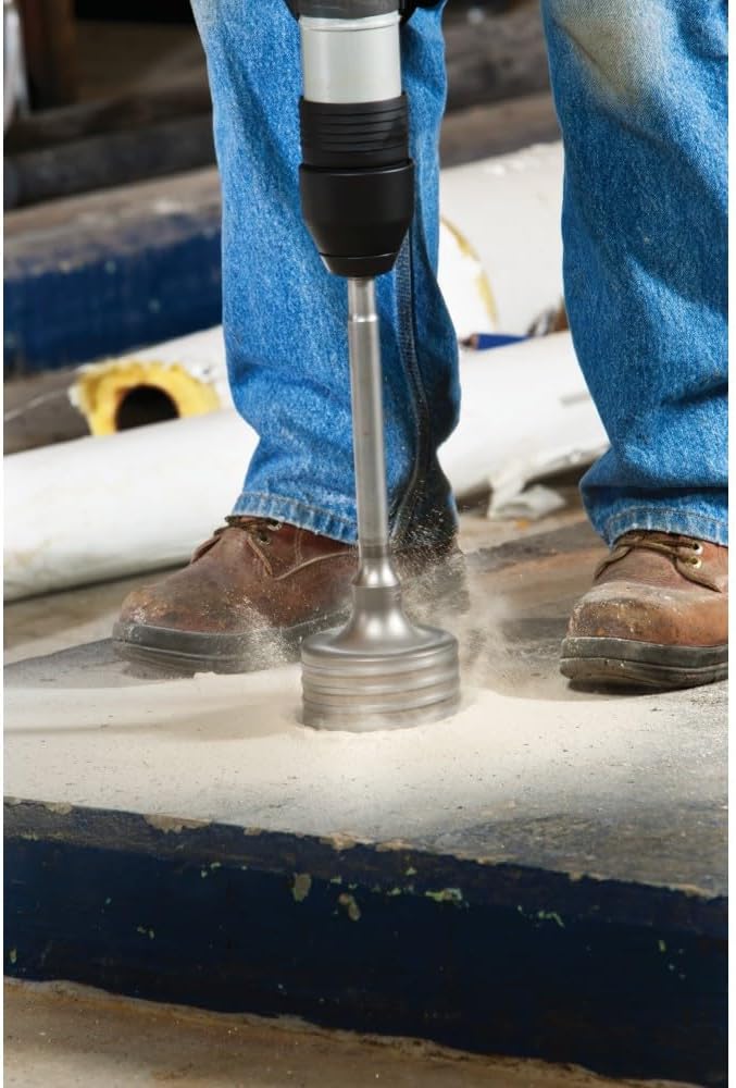 BOSCH HC8570 Bohrkrone für Bohrhammer, 12 x 30 cm, Grau 5 In Diameter Länge: 30,5 cm, 5 In Diameter
