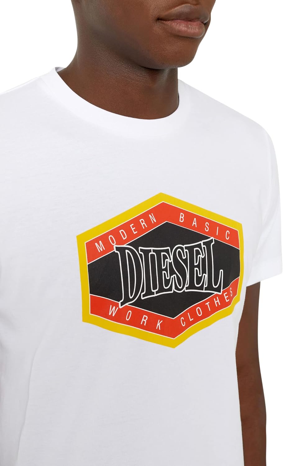 Diesel Herren T-Shirt M 100-0 Grad, M 100-0 Grad
