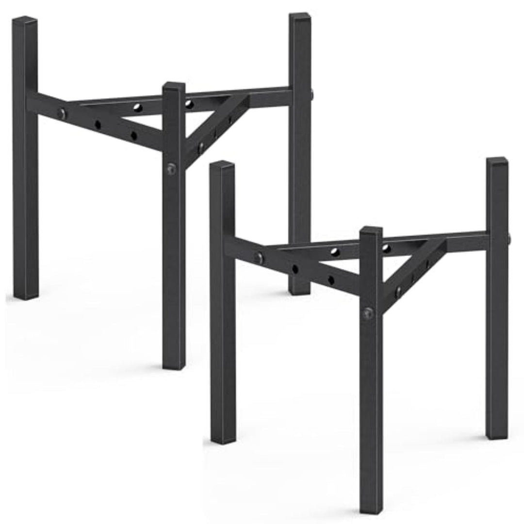 Pflanzenständer, 2 Pack Verstellbarer Blumentopfständer, Blumenhocker Innen, Metall Pflanzenregal Bl
