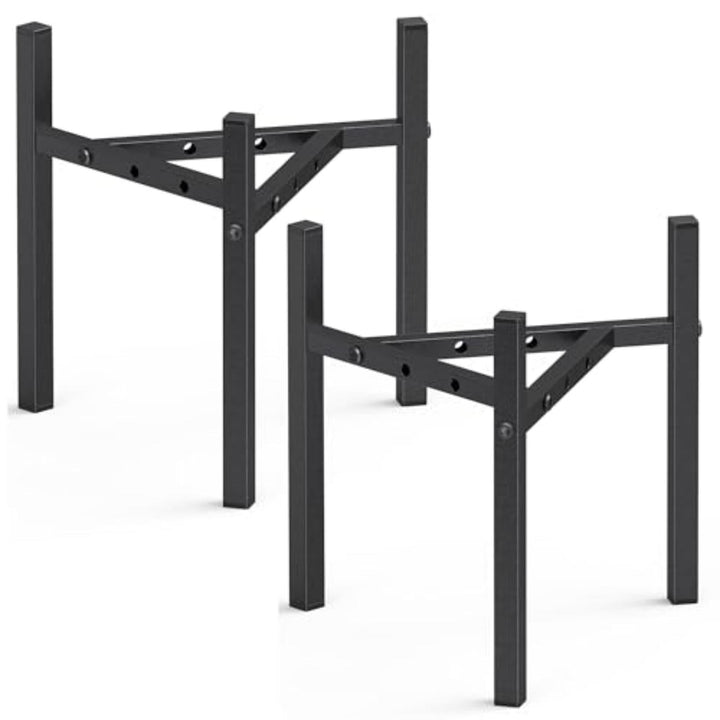 Pflanzenständer, 2 Pack Verstellbarer Blumentopfständer, Blumenhocker Innen, Metall Pflanzenregal Bl