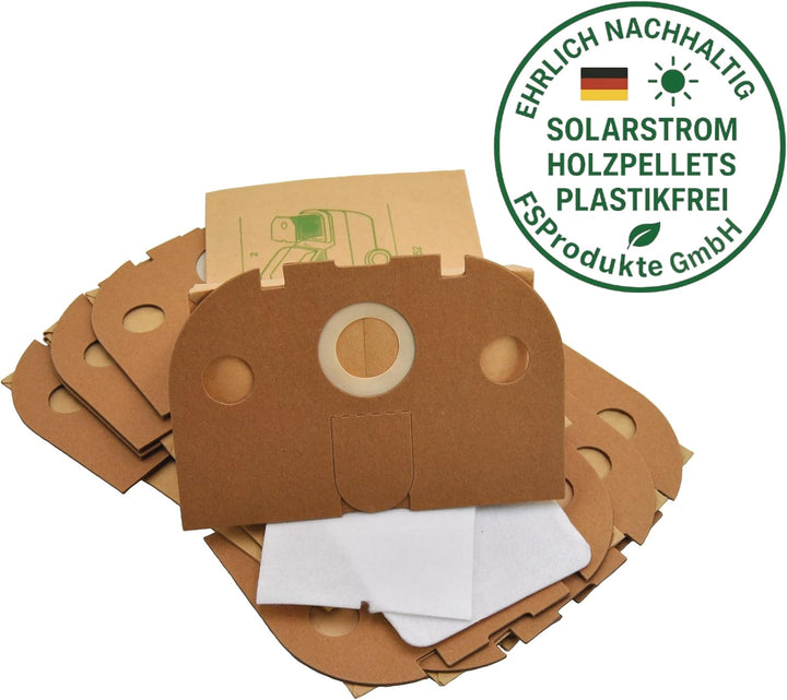 10 Staubsaugerbeutel + Aktivfiltersystem + 10 Duft geeignet für Vorwerk Tiger VT 251 252 A: 10 Staub