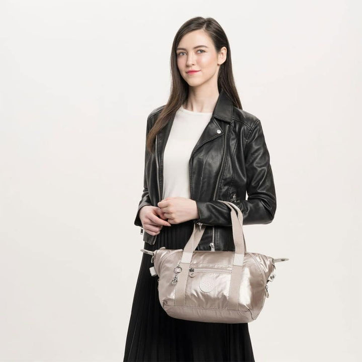 Kipling Damen Art Mini Taschen mit Tragegriff, Metallic Glow, Metallic Glow