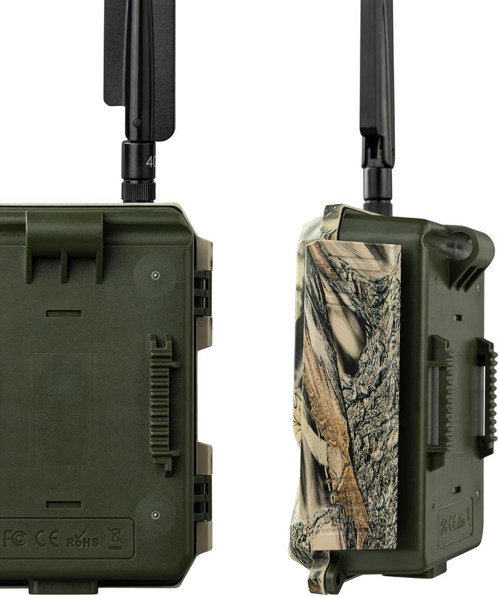 DÖRR Cloud Pro 4G Wildkamera, Überwachungskamera, 60°, Standard AA, iOS &amp; Android &amp; Web App, 4G Bild