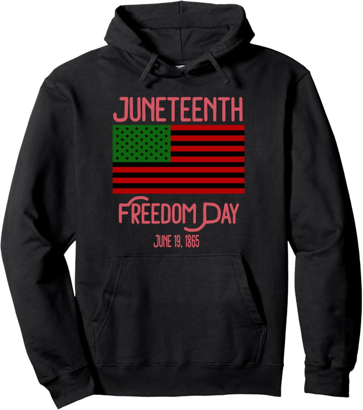 Juniteenth Freedom Day Schwarze Geschichte Panafrikanische Pullover Hoodie