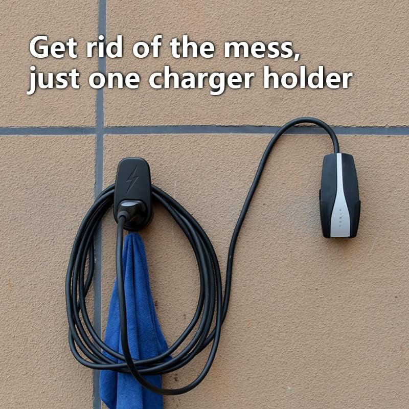 WANGCL EV Ladekabel Halter Typ 2 Ladekabel Organizer Fit für Wallbox Tesla Model 3 Modell Y X S
