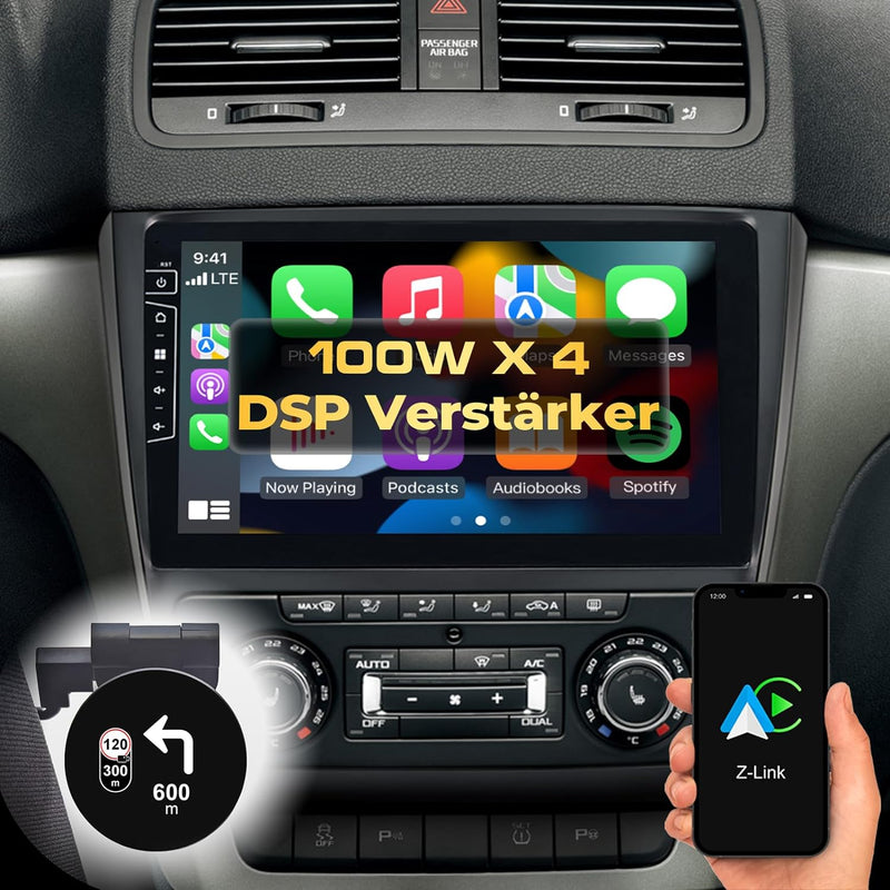 DYNAVIN Android Autoradio Navi für Skoda Yeti 2009-2017, mit 4 * 100W DSP Verstärker | DAB+ Radio; K